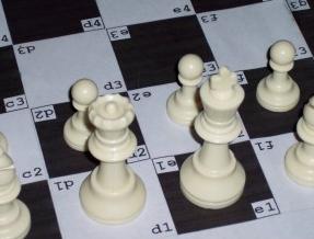 SANCS Algebraic Notation Chess Board Picture
